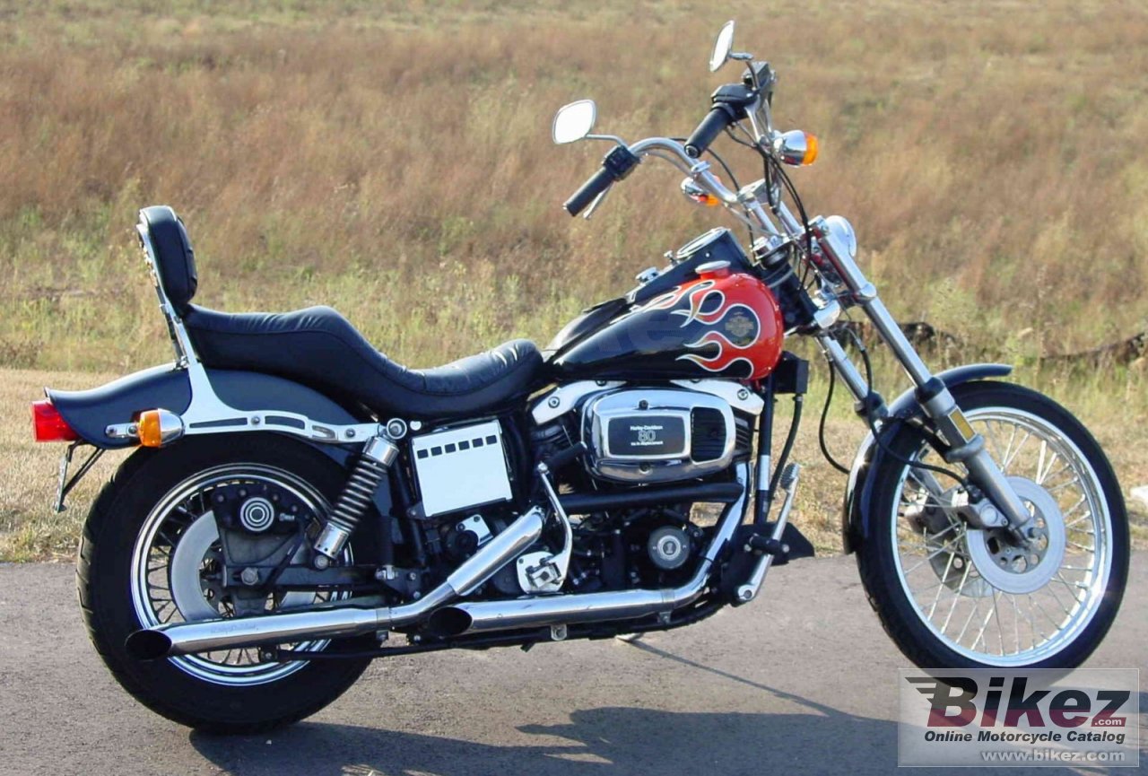Big Thomas Treder fxwg 1340 wide glide picture and wallpaper from Bikez.com